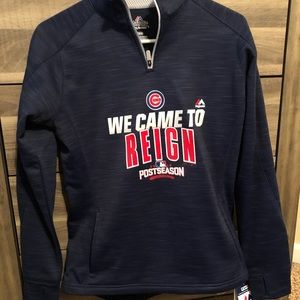 NWT Chicago Cubs World Series Reign Pullover, Med